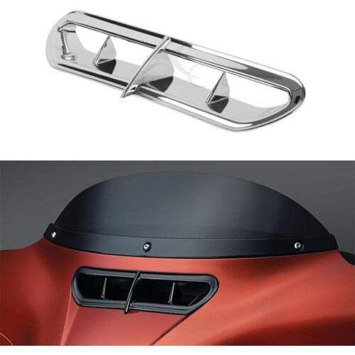 Motorcycle Front Plastic Fairing Vent Accent For Harley Touring & Trike 2014-2020 Outer Electra Street Glide Trike Glide Ultra
