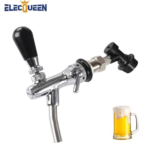 Adjustable Beer Tap Faucet Keg Beer Homebrewing Tap with Ball Lock Liquid Disconnect for Bars Hotels Restaurants beer dispenser