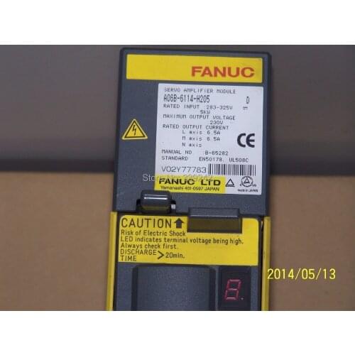 100% TESTED A06B-6114-H205 FANUC SERVO AMPLIFIER A06B-6114-H205