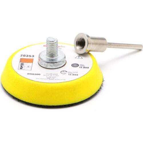 2" Mix Grit Sander Disc 3mm Shank Sanding Polish Polishing Pad Backer Plate Hot 72XD