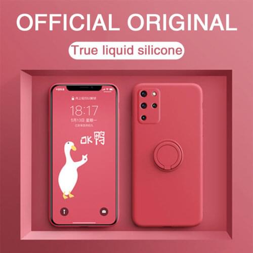 For Samsung Galaxy S20 FE S21 Ultra S10 Plus S8 S9 Silicone Phone Case Samsung Note 20 10 Plus Shockproof Back Cover