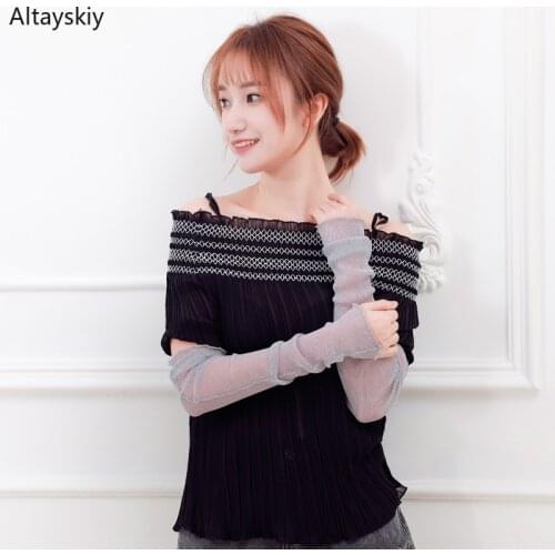 Arm Warmers Women Sun Protection Long Sleeves Leisure Breathable Womens Summer Outdoor Mesh Lace Thin Simple Elegant Ladies New