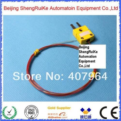 TT-K-40-SLE K type thermocouple with Male OMEGA Connector ,length 1M