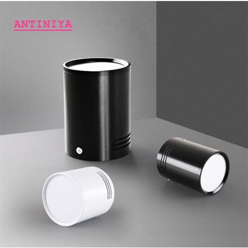 1pcs High quality Surface Mounted adjustment LED COB dimmable Downlights ac85-265V 5W 7W 9W 12W 15W18W LED Ceiling Lamp Spot