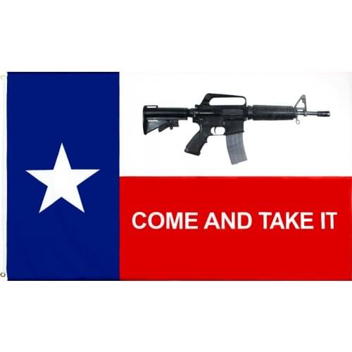 Xiangying hanging 90*150cm Texas Come and Take it Flag for Decoration