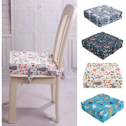 1 Pc Portable Kids Baby High Chair Pad Booster Travel Dining Room Adjustable Detachable Washable Thicken Sponge Seat Cushion