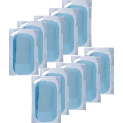 20 Pcs10 Packs Pads Abs Trainer Replacement Gel Sheet Muscle Massage Replacement Gel Sheets for EMS AB Trainer