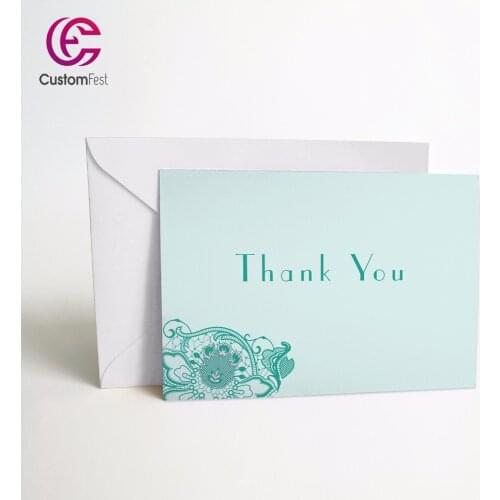 50pcs/lot Personalized Thank you card or save the date card with free envelop gorgeous lace 028