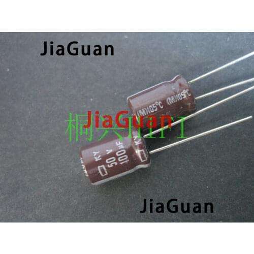 50pcs NEW CHEMI-CON 100uf/50v NIPPON KY 50V100UF 8x11.5MM electrolytic Capacitor 100UF 50V NCC ky 50v100uf