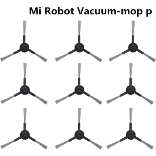 9pcs Washable Accessories Side bursh black For Mi Robot Vacuum-mop pro STYTJ02YM Robot Vacuum Cleaner Parts Kits