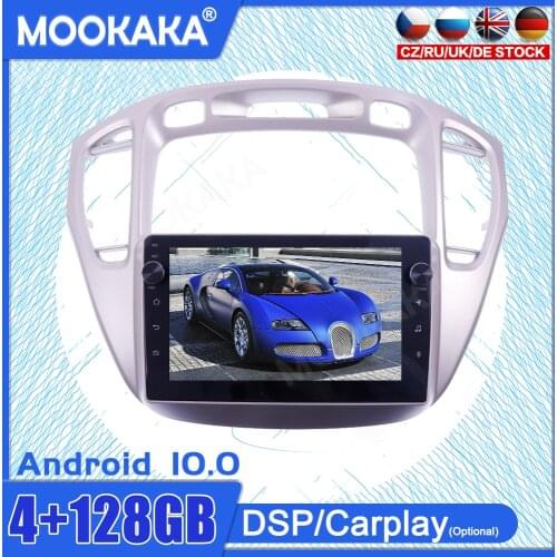 Android10 6+128 For Toyota Highlander 2002-2008 Multimedia Radio Player Touch Screen Stereo GPS Navigation System DSP Carplay