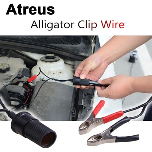 Atreus For BMW e46 e39 e36 Audi a4 b6 a3 a6 c5 Renault duster Lada granta Car Clip Cable Battery cigarette lighter interface