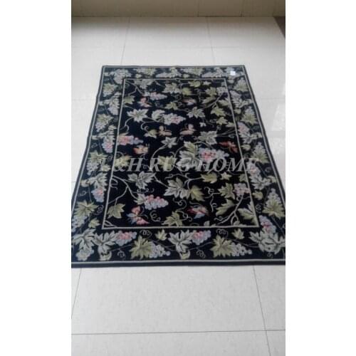 Free shipping 2.5'x4' small carpets, woolen needlepoint rugs stunning floral design very good quality and competitive prices