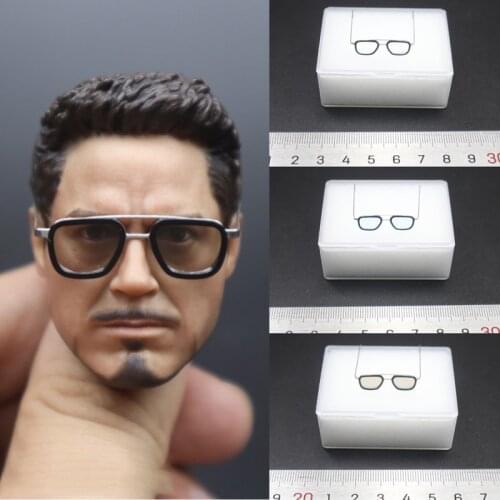 Big Sales 1/6th Fashion Trendy For Boys Tony Glasses Metal Material Model For Usual 12inch Soldier Doll Accessories