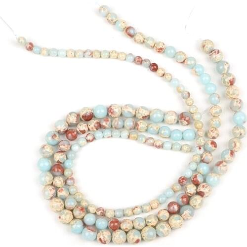 Factory Price Dull Polished Synthetic imperial stone Turquoises Beads For Jewelry Making Diy Bracelet Accessories 6/8/10mm 15"
