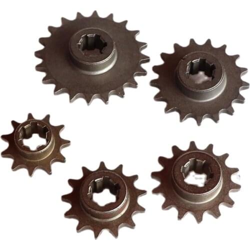 Earbox transmission gear box tooth for T8F 11T 13T 14T 17T 20T stranded chain polishing Reduction Gear Box