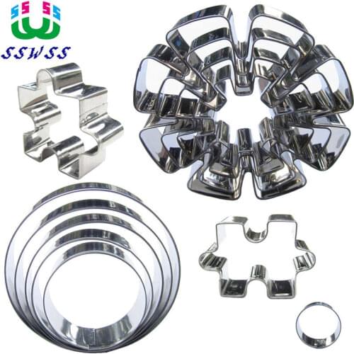 Puzzle Shape Sugarcraft Cake Decorating Fondant Cutters Tool Cookies And Muffins Craft Molds,Direct Selling
