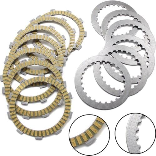 Motorcycle Friction Clutch Discs For Honda ATV TRX400 Sportrax 400 X TRX400EX 400EX TRX400X 400X OEM:22201-MAL-600 22321-MV4-000