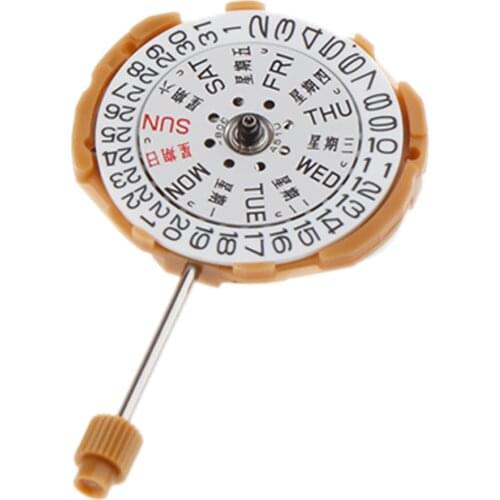 Calendar Date Day Wide Movement Quartz Watch Movement Replacement Parts DIY