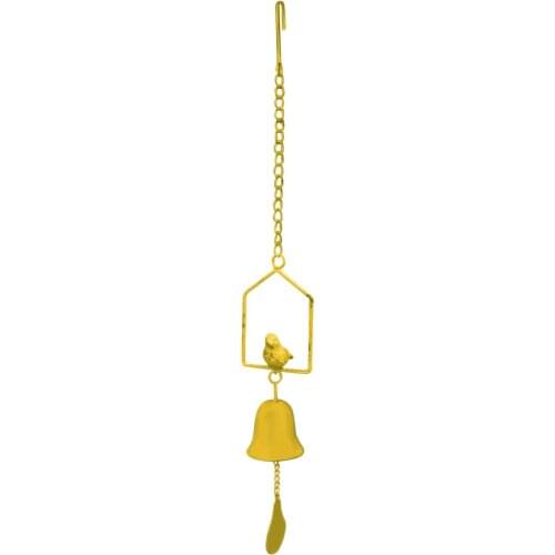 Bird Bell Windchimes Garden Yard Iron Vintage Aterial Theme 4 Colors Outdoor 62CM Hanging Charm Decoration Cast