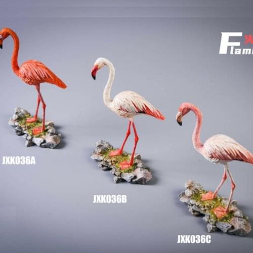 1/6 JXK036 Flamingo Bird Model Animal Statue Display Model Fit 12'' Figure