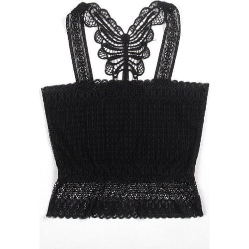 Fashion Sexy Women Crop Top Cropped Padded Bra Tank Tops Vest Fitness Stretch Womens Tanks Cross Back Bras