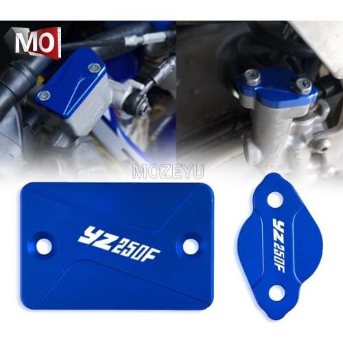 Motorcycle Front Rear Brake Fluid Reservoir Cap Cover For Yamaha YZ250F YZ 250F YZ 250 F 2003-2006 2004 2005 Brake Fluid Cover