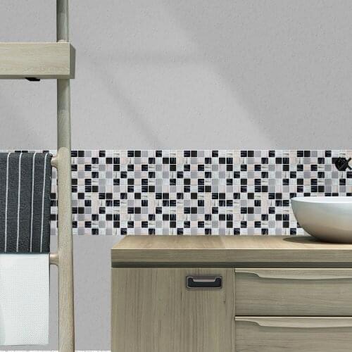 Imitation 3d wall stickers mosaic, kitchen oil-proof wall decoration stickers, washbasin waterproof and durable wallpaper