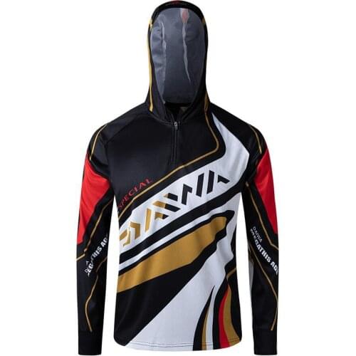 2021 New Summer Fishing Clothing Hooded Men Jacket Waterproof Quick-drying Coat Fishing Shirt Hiking Cycling Fishing Clothes