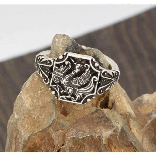Bird Phoenix MythologicalAncient art Womans ring