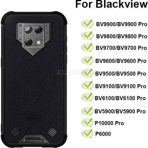 Blackview BV9900 BV9800 BV9700 BV9600 BV9500 BV9100 BV6900 BV6800 BV6100 BV5900 Pro Silicone Case Blackivew P6000 P10000Pro Capa