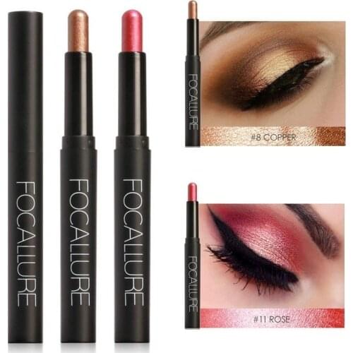 Eye Shadow Pencil Waterproof Paint Golden White Sparkling Pearl Metal Focus Eye Shadow Bar Multicolor