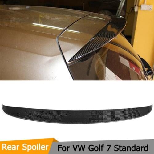 Car Styling Carbon Fiber Rear Roof Spoiler Wings Lip For VW Golf VII MK7 Standard 2014-2017