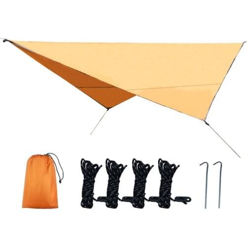 Outdoor Hammock Awning Portable Waterproof Ripstop Easily Folding Beach Pergola Traveing Hiking Equipment UV Protection