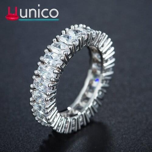 UUNICO 2018 nex Elegant stylish Gold Color shiny attractive cubic zirconia ladys ring size 7-9 for gift K520