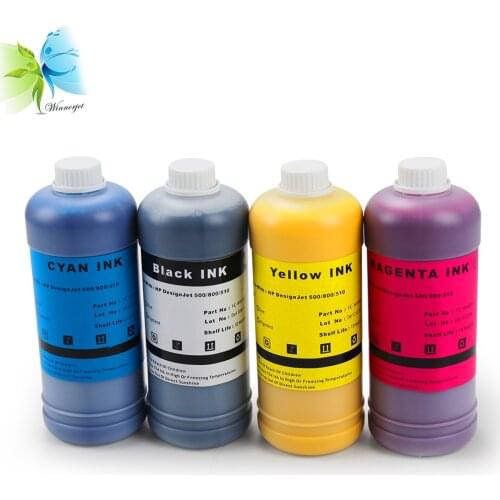 Winnerjet Printing Fluency Pigment ink for HP 10 82 ink cartridge For HP designjet 500 800 510 printer