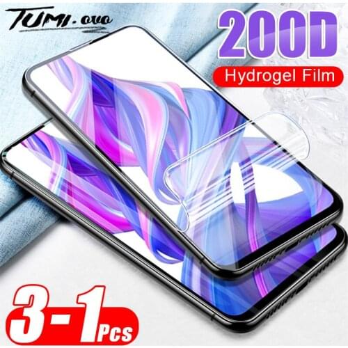 200D Screen Protector Hydrogel Film For Huawei P40 P30 Pro P20 Lite Full Cover Soft Film For Mate 30 P Smart 2019 Film Not Glass