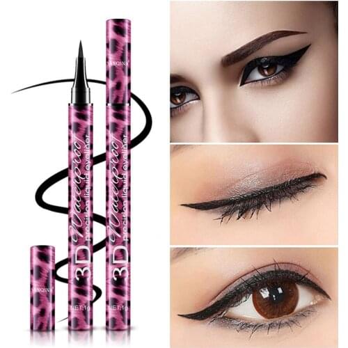 1PCS Liquid Eyeliner Pencil+4D Waterproof Mascara Set Cosmetics Eye Liner Thick Curling Mascara Eyebrow Pencil Eyes Makeup