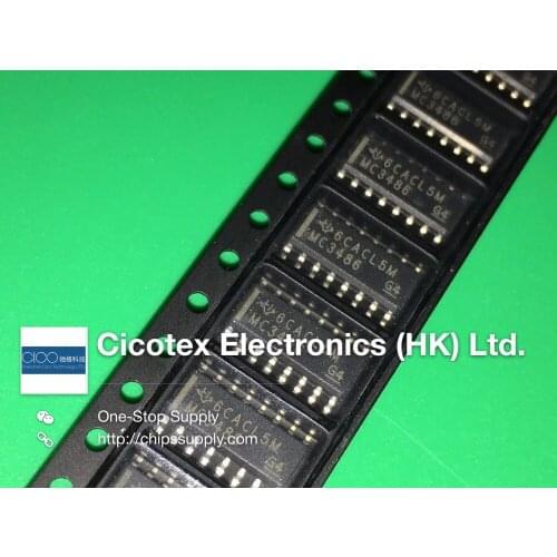 10pcs/lot MC3486DRG4 3486 SOP16 IC QUAD DIFF LINE RCVR 16-SOIC