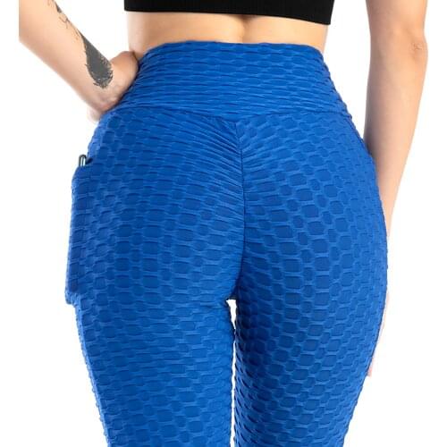 2021 Sexy Yoga Pants Fitness Sports Leggings Jacquard Sports Leggings Female Running Trousers High Waist Yoga Tight Sports Pants