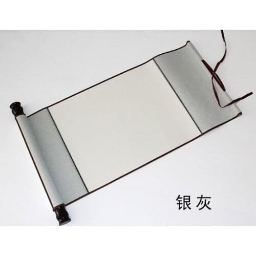 A1 High-grade thick damask mounting paper-cut painting blank scroll half cooked rice paper reel stickers childrens activities