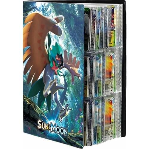 Album Pokemon New 432Pcs 9 Pocket Game Card VMAX GX Holder binder Cartoon Cards Map Book Collection Folder Loaded List Kids Gift