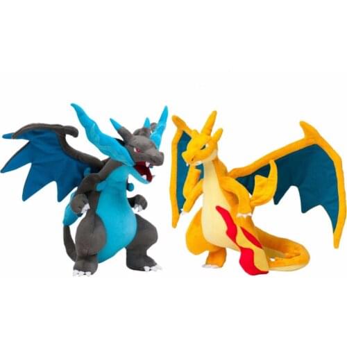 25CM Anime Figure Charizard Plush Dolls Mega evolution XY Charizard Soft Stuffed Animals Plush Doll Kids Children Christmas Gift