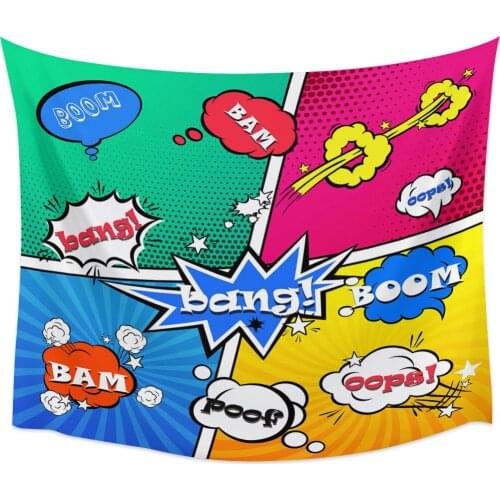 Anime Style Explosion Cloud Cartoon Wall Tapestry Home Wall Decor Tapestry Bedroom Tapestry Wall Hanging Picnic Mat Yoga Mat