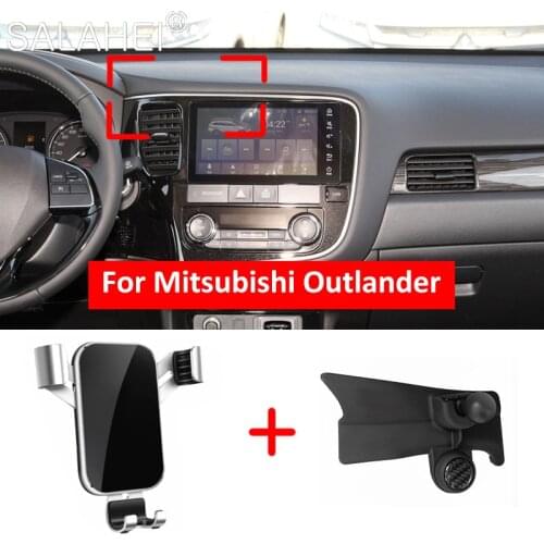 Car Mobile Phone Holder For Mitsubishi Outlander MK3 2016~2020 Telephone Stand Bracket Air Vent Interior Dashboard Phone Holder