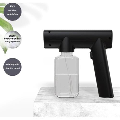 300ML Nozzle Anti-clogging Wireless Electric Sanitizer Sprayer Disinfect Nano Sterilizing Steam Spray Machine Air Cleaner Gun