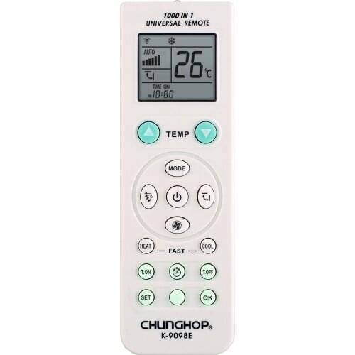 CHUNGHOP K-9098E White Universal Remote Control