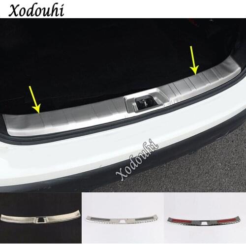 For Nissan Qashqai 2019 2020 Car Stainless Steel Back Rear Pedal Door Scuff Plate Frame Internal Inside Threshold 1pcs