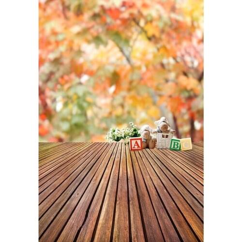 Bokeh Photography Backdrops Wooden Floor Backgrounds for Studio Photo Shoot Baby Shower Newborn Children Photophone Photocall
