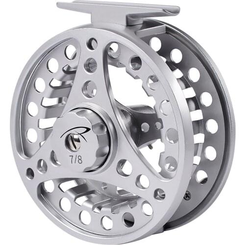 2+1BB Fly Fishing Wheel 3/4-5/6-7/8 WT Winter Fishing Fly Fishing Reel All Metal Aluminum Fly Reel CNC Machine Left&Right Handle
